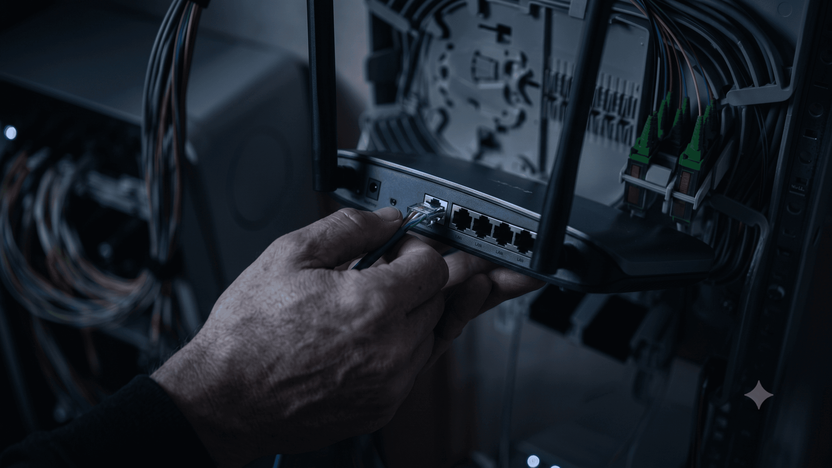 Router-Einrichtung