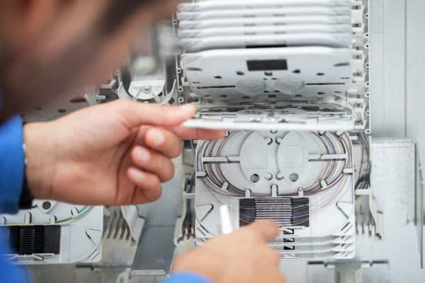 Glasfasermontage & Einblastechnik